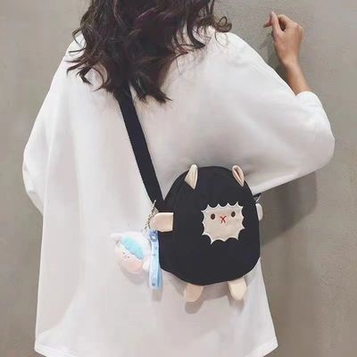 3 حقيبة جيب فاني هيب باك مع مواد النايلون والسحب